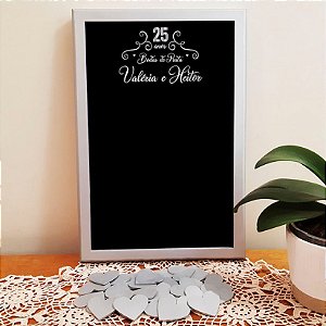 Quadro de Assinaturas - Bodas de Prata