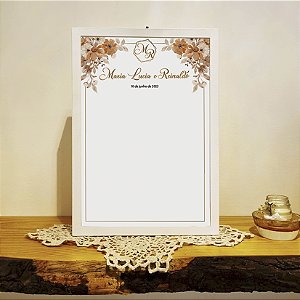 Quadro de Assinaturas - Flores