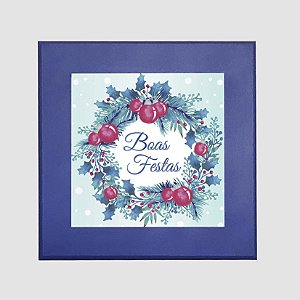 Quadro Decorativo Guirlanda Boas Festas