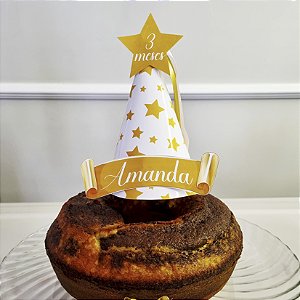 Kit para festa tema Fada Madrinha (topo de bolo e de docinhos)