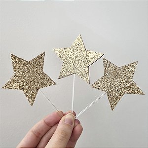 Topo para Docinhos - Brilha Estrelinha (6 Unidades)