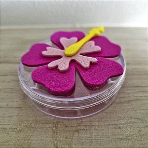 Kit com 5 Latinhas para Lembrancinha com aplique em EVA - vários temas