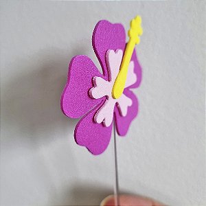 Topo para Docinhos - Flor em camadas de EVA