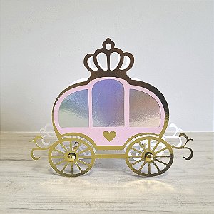 Carruagem 3D luxo - princesa
