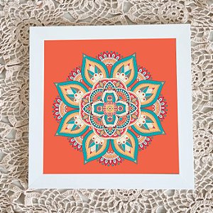 Quadro Decorativo Mandala Pétalas