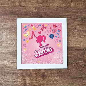 Quadro Infantil Decorativo Barbie