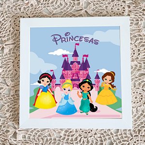 Quadro Infantil Decorativo tema Princesas