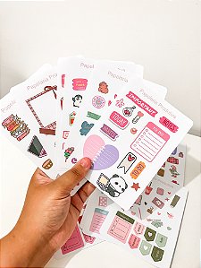 Kit Cartelas de Adesivos