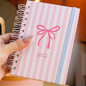 Caderno de Logins e Senhas A6 | 120 Páginas com Divisórias por Categoria
