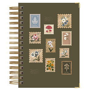 Caderno Smart Pautado Reposicionável | Botanical letters