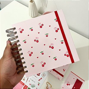 Agenda Quadradinha - Sem Data Anual - Cerejinhas