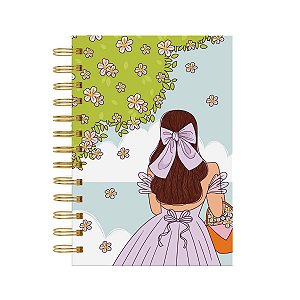 Mini Caderno A6 Pautado - Ilustrada