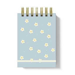 Bloco de Notas A6 Pautado - Florzinha