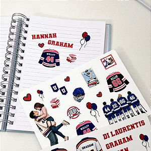 Kit 30 Adesivos Impermeáveis para Kindle Planner Caderno e Notebook