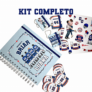 Kit Completo para Leitora com Caderno Personalizado e Acessórios