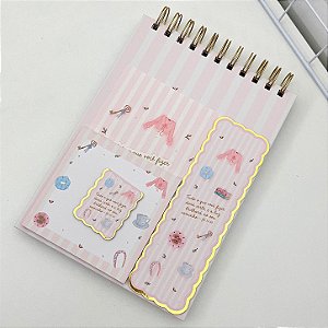 Kit Completo Planejamento Diário A5 Doce Tarde | Planejador Diário, Adesivos e Marca-Páginas