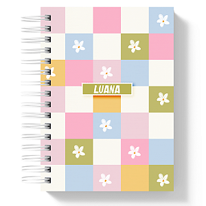 Caderno A5 Personalizado Brasil Color - 80 Folhas Papel 90g Capa Dura