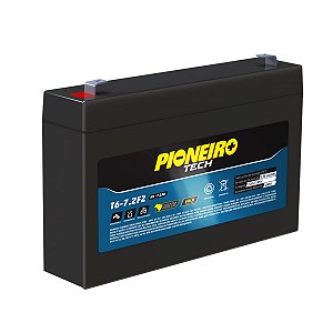 Bateria Estacionária AGM/VRLA Pioneiro Tech T6-7.2F2 6V 7.2Ah