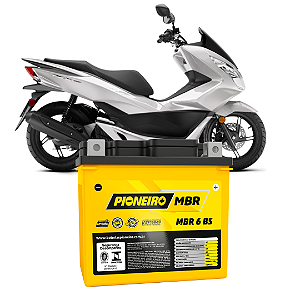 Bateria PCX 150 Pioneiro MBR 6 BS 12V 6Ah