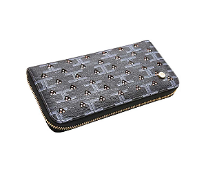 CARTEIRA CHENSON MONOGRAMA CRISTAL CG15201 PRETO