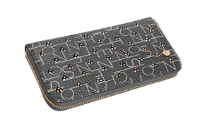 CARTEIRA CHENSON PRETO NEW CRISTAL REF 2415210