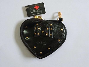 PORTA MOEDA PRETO PM44/5 CLASSE COURO