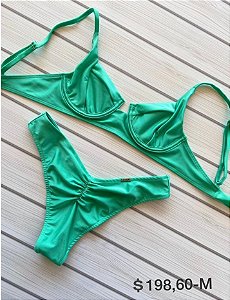 BIQUINI CARMELA ARO VERDE AGUA M - OXUA