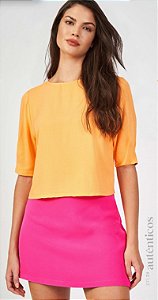 BLUSA ACOSTAMENTO FASHION FEM ML TANGERINA 40