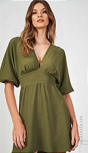 VESTIDO ACOSTAMENTO FASHION MC VERDE FLORESTA 40