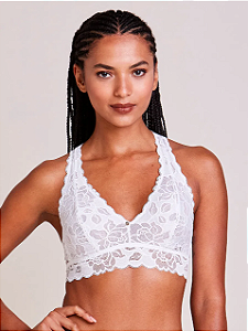SUTIA TOP HOPE NADADOR ALONGADO EM RENDA - BRANCO - P