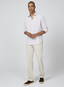 CAMISA MASC ML DUDALINA SLIM FT XADREZ SPACE DYED