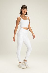 LEGGING LIVE M WHITE BLUR
