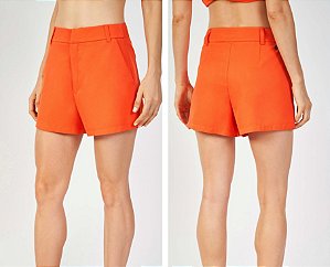 SHORTS FASHION ACOSTAMENTO ALFAIATARIA PRETO 40