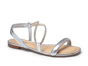 RASTEIRA DAKOTA RIVES METAL PRATA CRISTAL Y0574