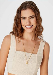 TOP REGATA HERING MALHA TEXTURIZADA BEGE 38