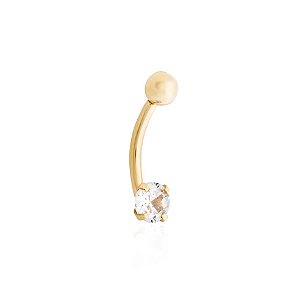 PIERCING UMBIGO 0,86G ZIRCONIA RDA 5MM