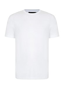 T SHIRT INDIVIDUAL MC PIMA COTTON DC BASICA COMFORT FIT - BRANCO