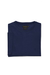 T SHIRT MC INDIVIDUAL PIMA COTTON DC BASICA COMFORT FIT - AZUL MARINHO