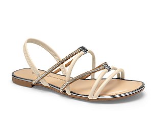 SANDALIA RASTEIRA DAKOTA RIVES TULE/OURO VELHO Y7411