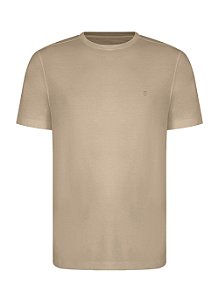 T-SHIRT MC INDIVIDUAL BASICO COMFORT - BEGE CLARO