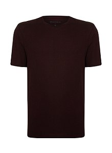 TSHIRT MC INDIVIDUAL BASICO SLIM FIT - VINHO