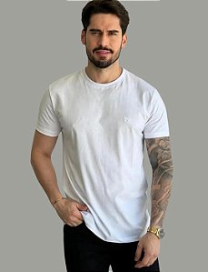 T-SHIRT MC FEM ACOSTAMENTO BASICO BRANCO P