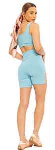 SHORT GLEISE DI PAULA 130660 AZUL BEBE G