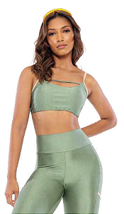 TOP FABIA DI PAULA 120491 VERDE MUSGO M