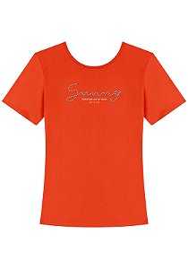 BLUSA MC LEZ A LEZ MALHA PRIME M LARANJA PAIXAO
