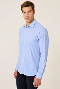 CAMISA ML INDIVIDUAL SLIM FIT 3 LISA BAMBOO S AZUL CLARO