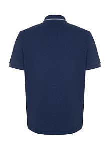 POLO MC INDIVIDUAL BASICA SLIM FIT - AZUL ESCURO