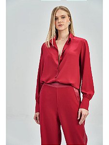 CAMISA ML FEM ACOSTAMENTO 40 CRANBERRY