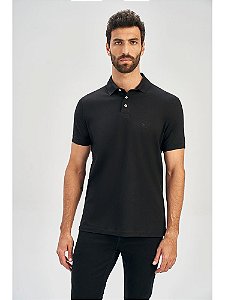 POLO MC MASC ACOSTAMENTO ELASTANO G PRETO