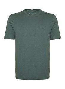 T-SHIRT MC INDIVIDUAL COMFORT FIT SILK RELEVO - VERDE MEDIO